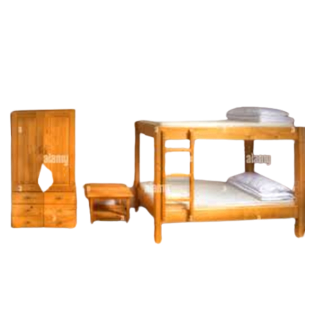 Coordinated hostel room set